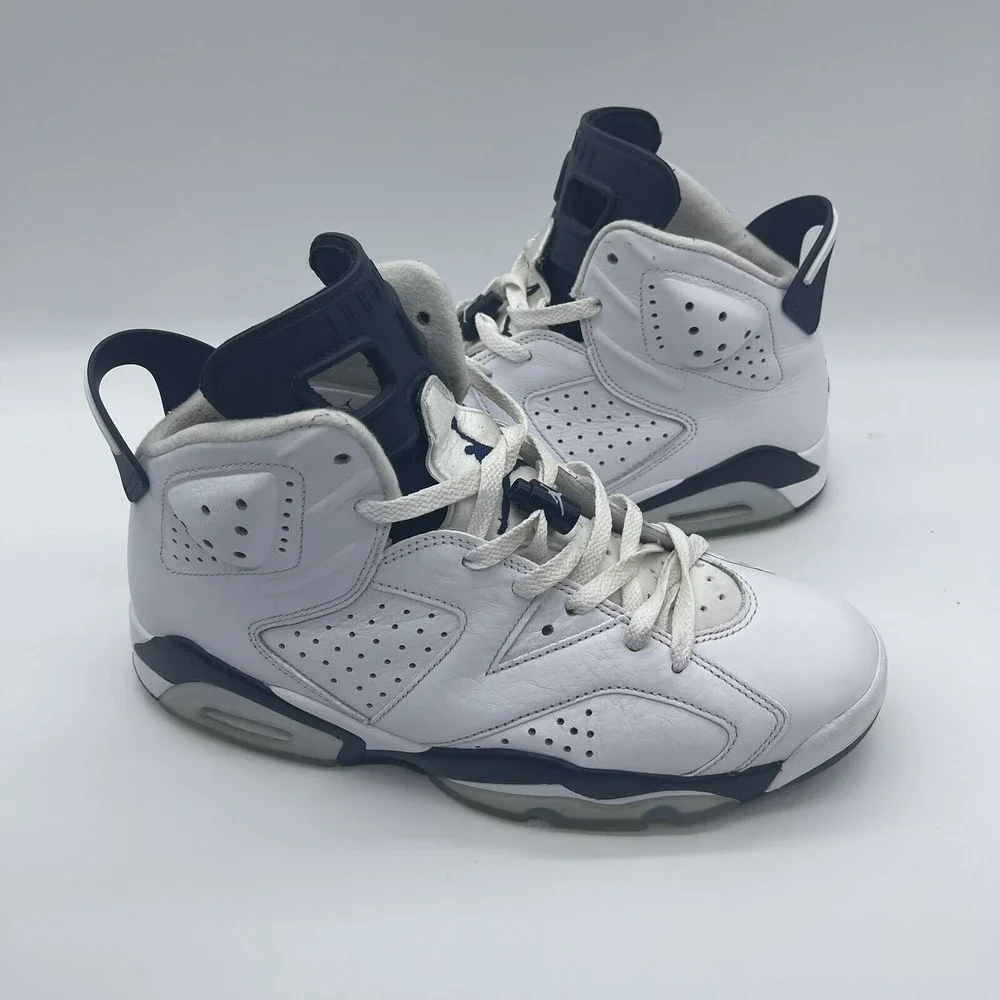 Nike CT8529-141 Air Jordan 6 Retro Men's Size 9.5 'Midnight Navy' Sneakers LEGIT